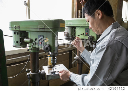 Factory People Working Drills Factory People Working Drills 42194312