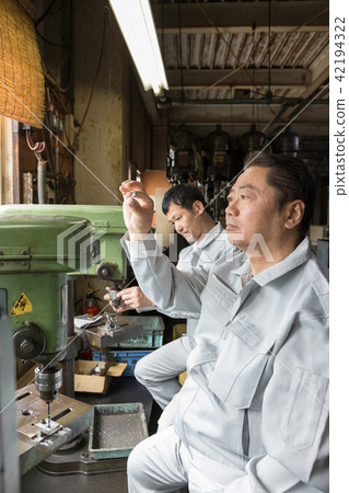 Factory People Working Drills Factory People Working Drills 42194322