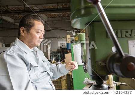 Factory People Working Drills Factory People Working Drills 42194327