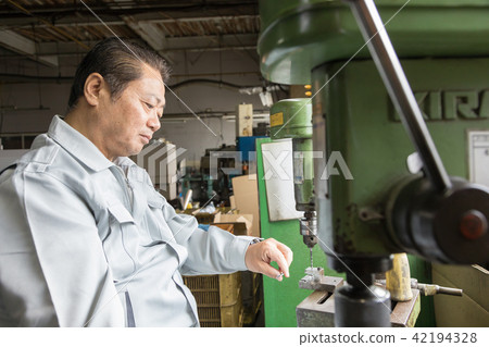 Factory People Working Drills Factory People Working Drills 42194328