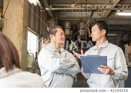 Factory People Work Factory People Work 42194350