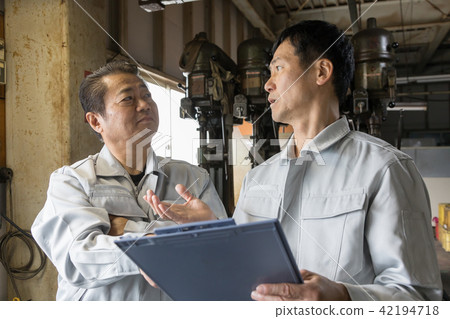 Factory People Work Factory People Work 42194718