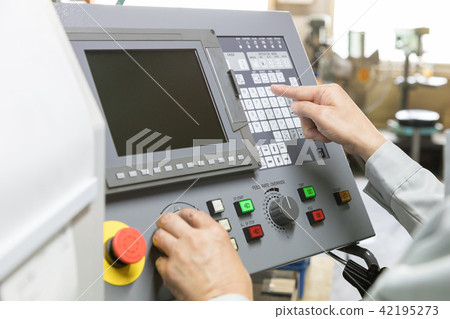 Factory person working machining 42195273