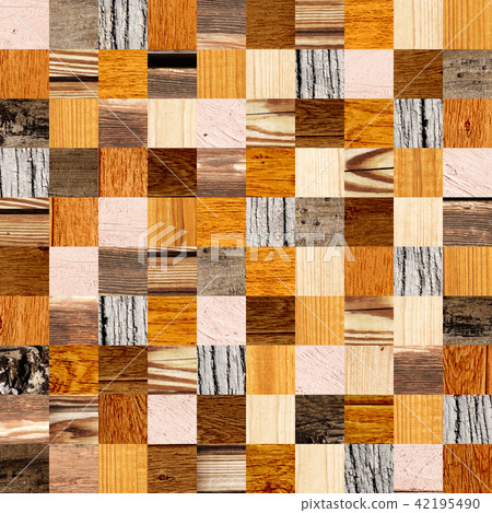 Seamless background with wooden patterns Seamless background with wooden patterns 42195490