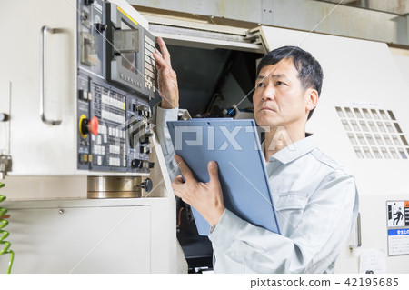 工廠人員加工 42195685
