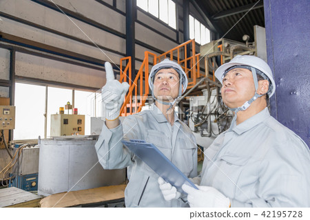 Factory People Working people Die casting 42195728