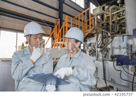 Factory People Working people Die casting 42195737