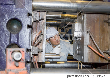 Factory People Working people Die casting 42195746