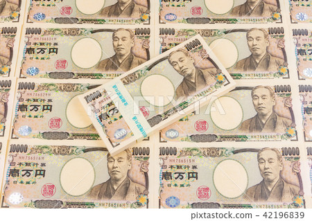 Wallet 10,000 yen bill Money image 42196839