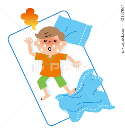 熱帶夜兒童例證 42197964