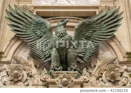 Stage door of the National academy of music and Paris opera. Paris, France 42198220
