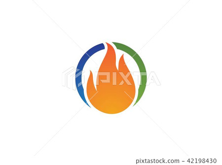 Fire flame Logo Template 42198430