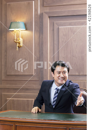 Businessman, Business, CEO, President, Representative, Office, Office, Office, Company 42198626