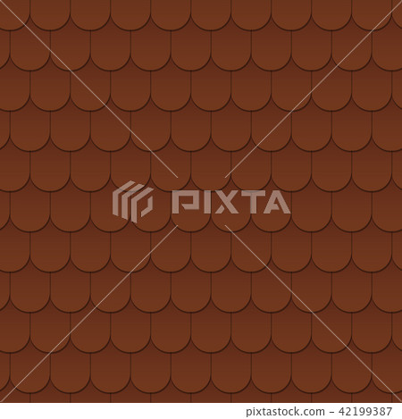 Seamless pattern background of the roof. 42199387