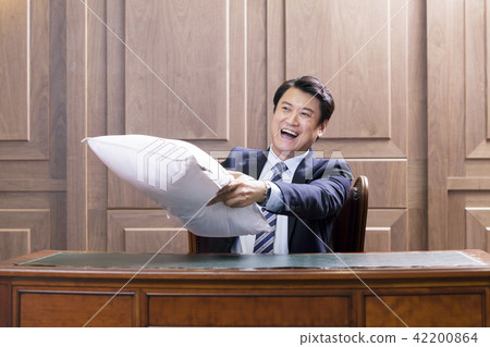 Businessman, Business, CEO, President, Representative, Office, Office, Office, Company 42200864