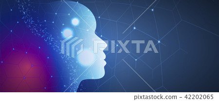 Artificial intelligence. Technology web background 42202065