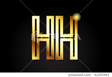 gold golden logo icon company design 42203491