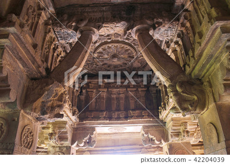 Ceiling, Durga temple, Aihole, Bagalkot, Karnataka Ceiling, Durga temple, Aihole, Bagalkot, Karnataka 42204039