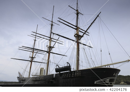 德川船“Ojyo Maru”北海道·Esashi末尾的戰艦 德川船“Ojyo Maru”北海道·Esashi末尾的戰艦 42204176