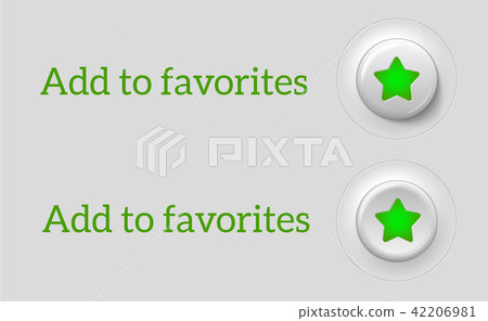 button add to favorites- illustration button add to favorites- illustration 42206981