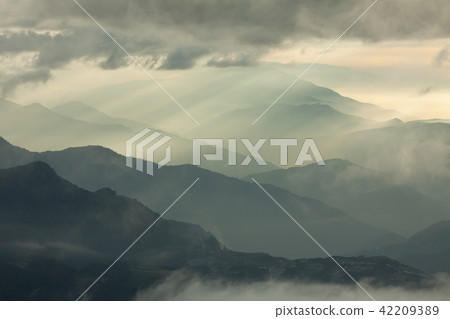 Mountain, sea of clouds, mountains 42209389