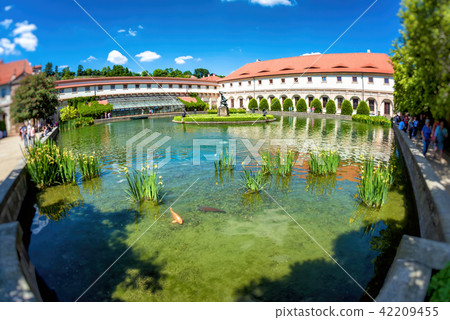 Hercules fountain in the Wallenstein Garden 42209455