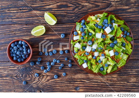 Mexican Salad with jicama and berries Mexican Salad with jicama and berries 42209560