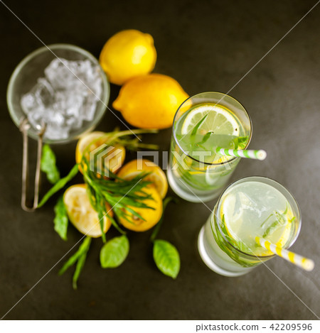 Tarragon lemonade drink Tarragon lemonade drink 42209596
