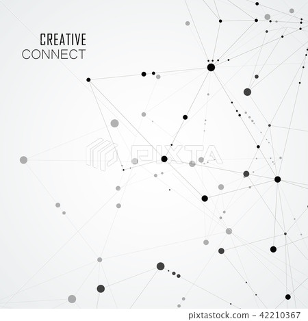 Vector molecules concept design with connection neurons 42210367