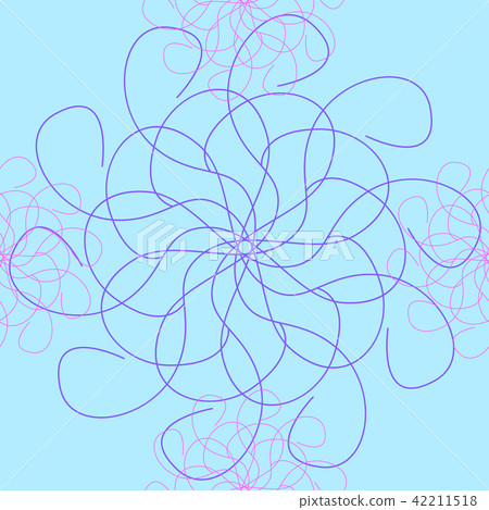 The seamless interweaving of lines. The seamless interweaving of lines. 42211518