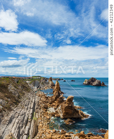 Arnia Beach coastline landscape. 42212349