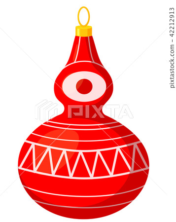 Colorful cartoon xmas tree decoration 42212913