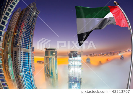 Dubai Marina in Dubai,United Arab Emirates Dubai Marina in Dubai,United Arab Emirates 42213707