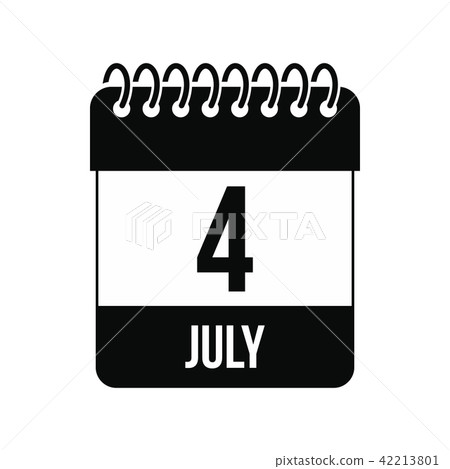 4 July Calendar, Independence Day USA icon 42213801