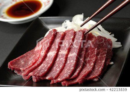 Horsetail meat raw meat lean Horsetail meat raw meat lean 42213839
