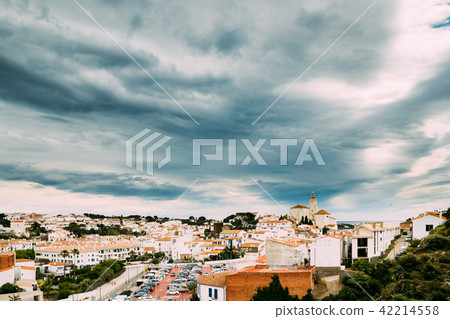 Cadaques Cityscape. Town In The Province Of Girona, Catalonia, Spain 42214558