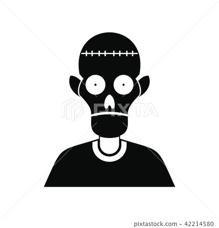 Zombie icon black Zombie icon black 42214580