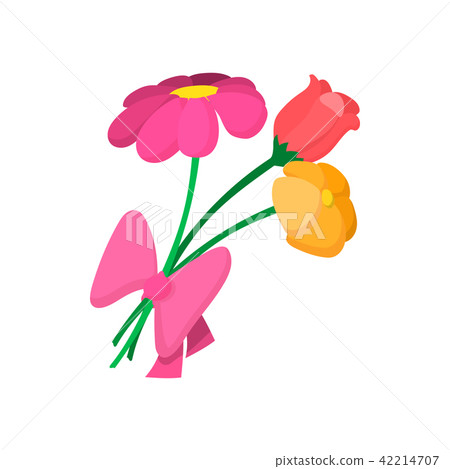 Bouquet of spring flowers cartoon icon Bouquet of spring flowers cartoon icon 42214707