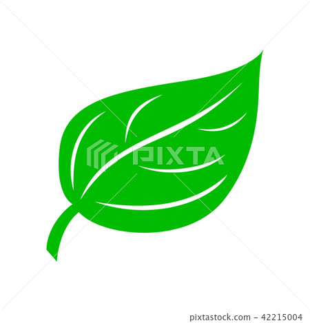 Green leaf icon, simple style Green leaf icon, simple style 42215004