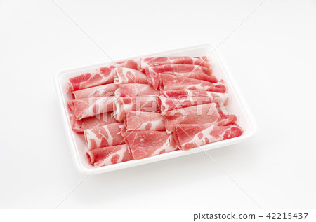Pork shoulder rose slice Pork shoulder rose slice 42215437