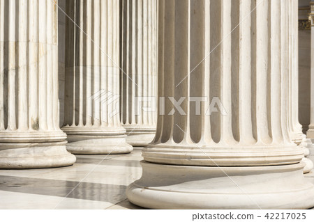 row of columns row of columns 42217025