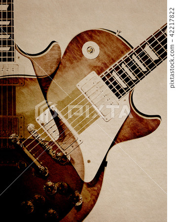 Background - Paper - electric guitar 42217822