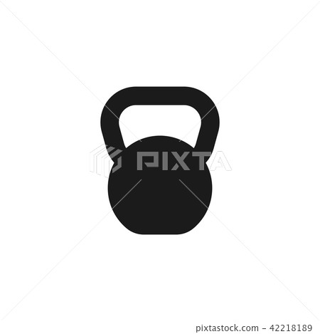 weight kettle sport equipment icon weight kettle sport equipment icon 42218189