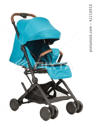 A stroller on a white background, modern design. A stroller on a white background, modern design. 42218918