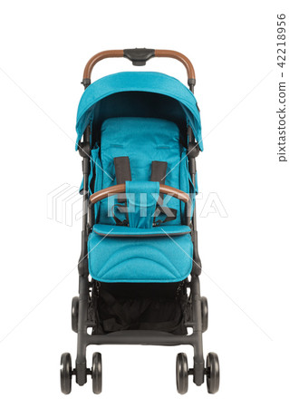 A stroller on a white background, modern design. 42218956
