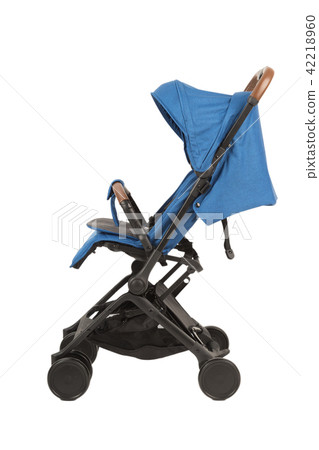 A stroller on a white background, modern design. A stroller on a white background, modern design. 42218960