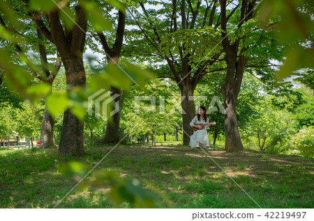 Looking at the park Looking at the park 42219497