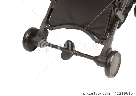 A stroller on a white background, details of a 42219610