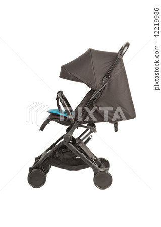 A stroller on a white background, modern design. 42219986