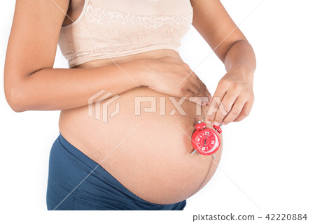 Pregnant Women With Clock Pregnant Women With Clock 42220884